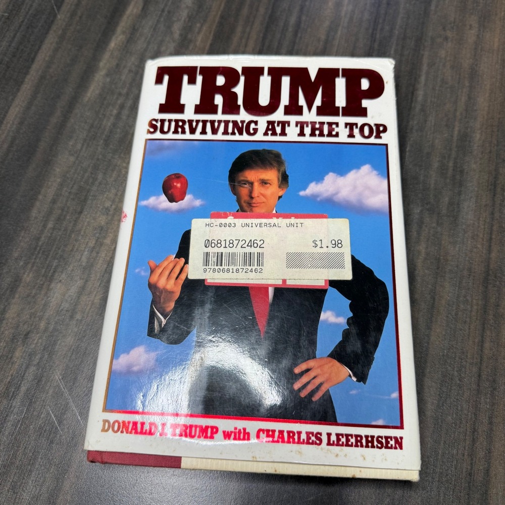 Donald Trump Surviving at the Top HC 0003 Universal Unit Book 1990 First Edition